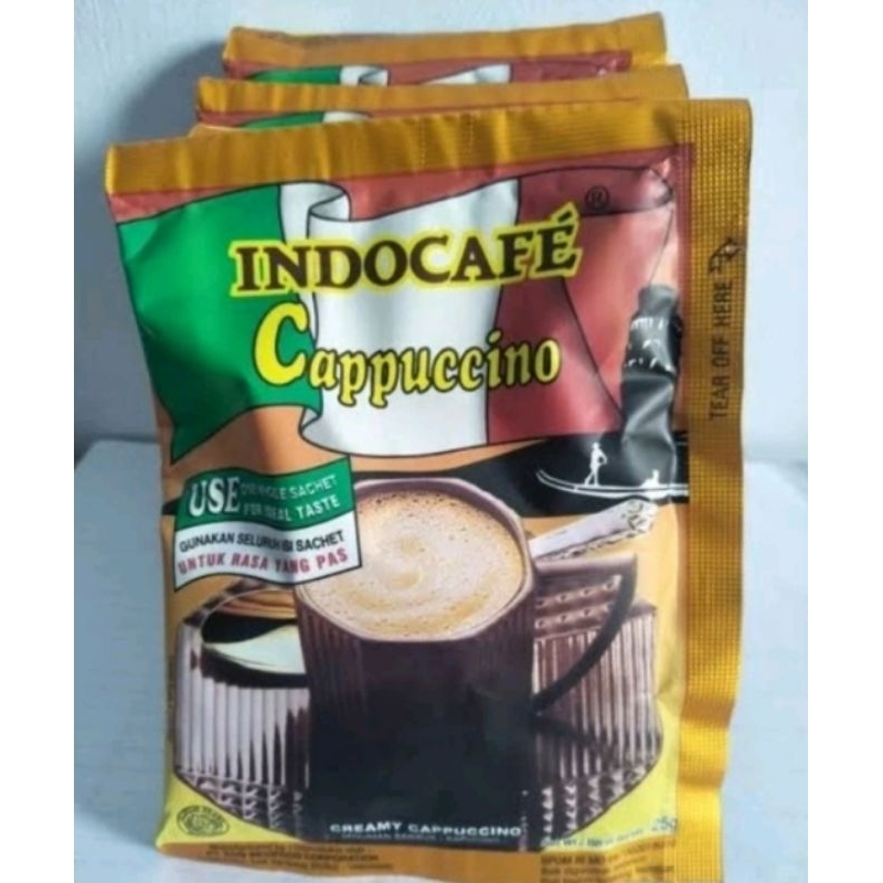 

indocafe cappucino isi 10 sachet 25gr