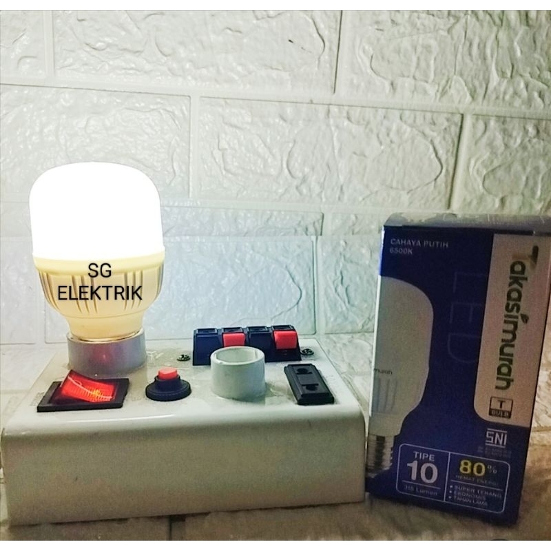 BOHLAM LAMPU LED 10 WATT TAKASIMURAH TERANG GARANSI 1 TAHUN