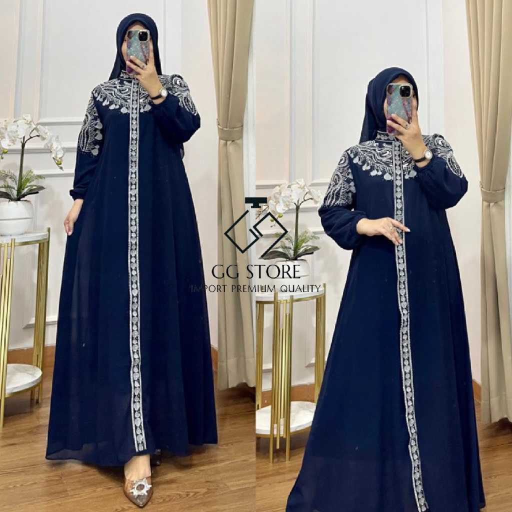 GAMIS CERUTY BABYDOLL IMPORT PREMIUM ( FREE HIJAB )