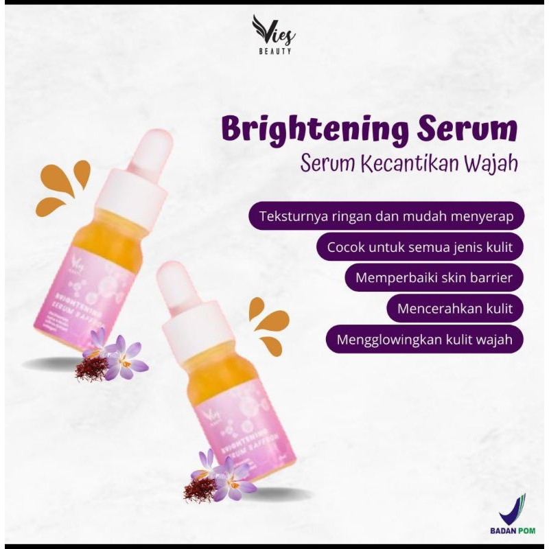 Serum&Facemist Safron Original 100% BPOM