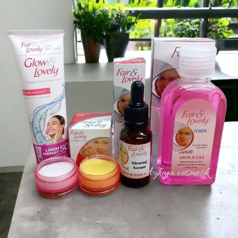 SScntx- PAKET 5IN1 CREAM FAIR & LOVELY [ READY STOK ]