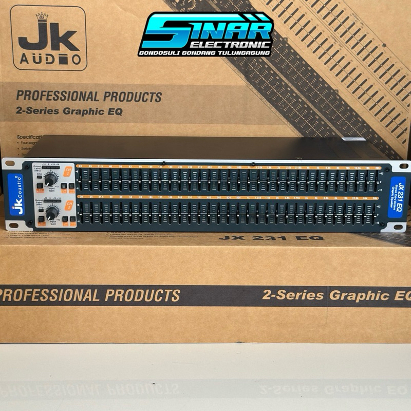 EQ JK COUSTIC JX 231 EQ JX231 EQUALIZER
