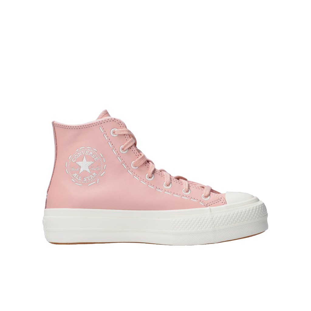 Converse Chuck Taylor All Star Lift Platform Crafted Bold Stitching Stitch Leather