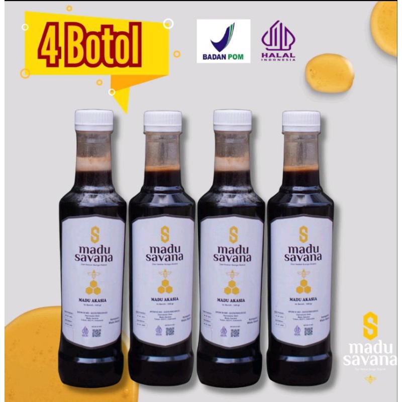 

PROMO PAKET MADU AKASIA 4 BOTOL PURE RAW HONEY