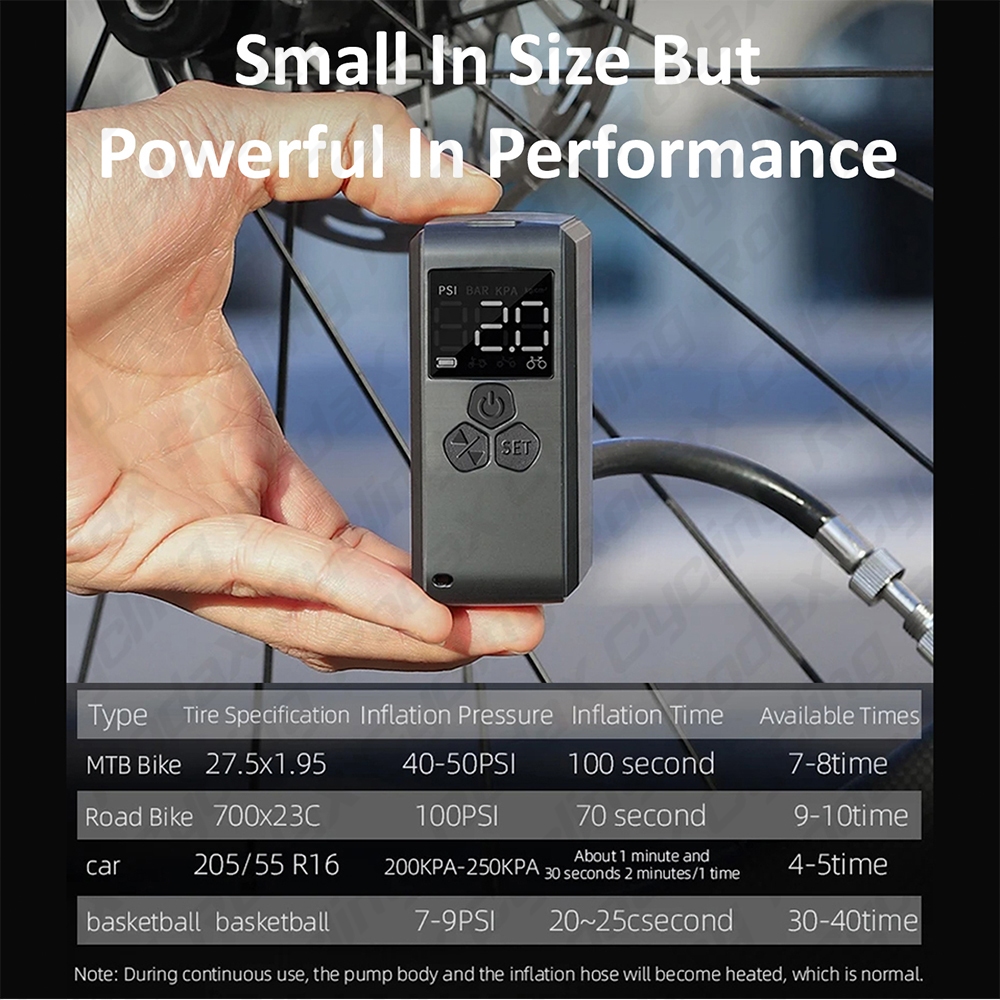 HOT DEALS POMPA SEPEDA ELEKTRIK BISA PRESTA/MOTOR POMPA SEPEDA MINI WEST BIKING POMPA BAN ELEKTRIK