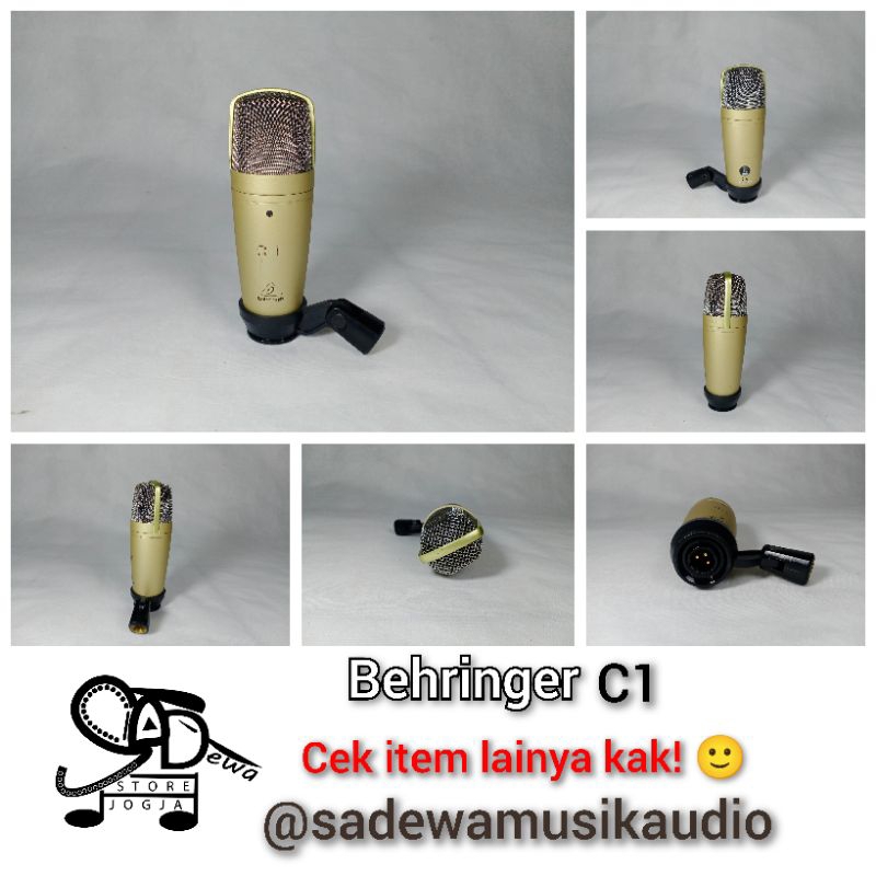 BEHRINGER C1 MIC CONDENSER C 1 CONDENSOR MICROPHONE