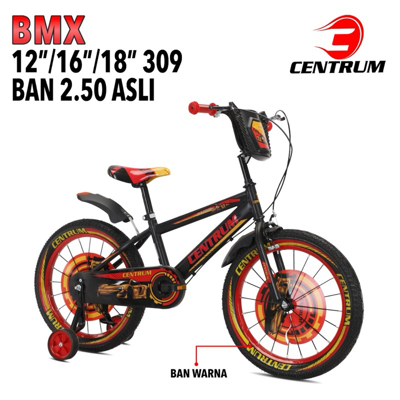 Sepeda BMX Centrum 18" 309 cocok untuk anak-anak 5-6 tahun