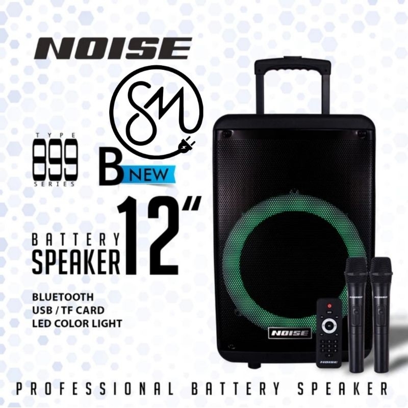 Speaker Bluetooh Portable meeting Noise NS-899 B new 12 inch 899B new