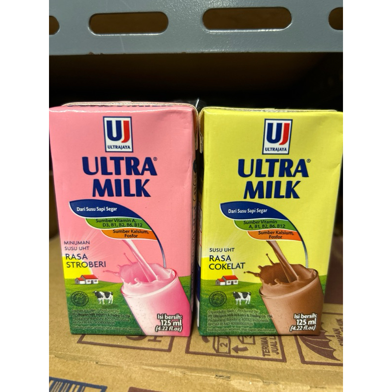 

Ultra Milk 125ml coklat / strawberry