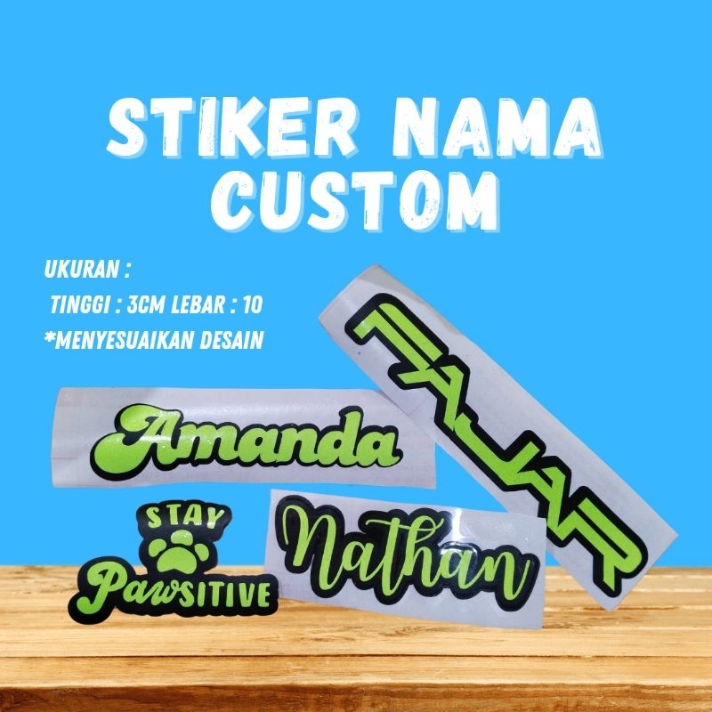 

Stiker Nama Custom - Stiker Skotlet Hijau - Stiker Cutting Nama - Stiker Helm - Stiker Nama Tumblr