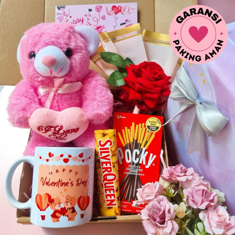 

hampers valentine mug Custom / kado valentine romantis / hadiah pacar cewek