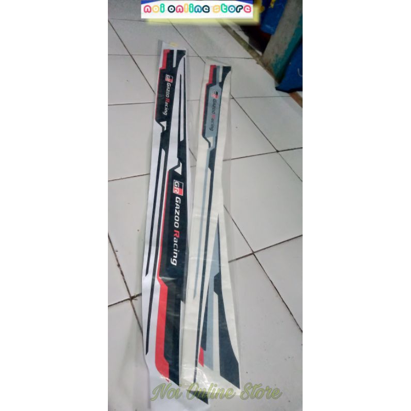 Stiker Gazoo Racing untuk Mobil Toyota New Yaris