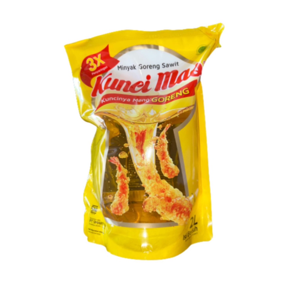 

KODE LYWOJ Minyak goreng 2 liter Kunci Mas kemasan pouch refill