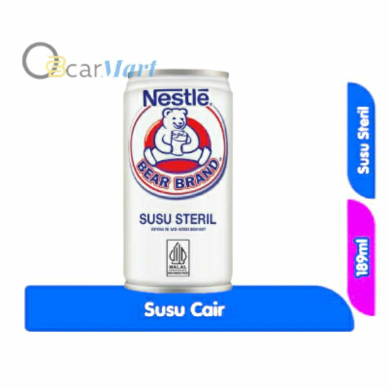 

BEAR BRAND Susu Beruang Steril 189ml Eceran Murah