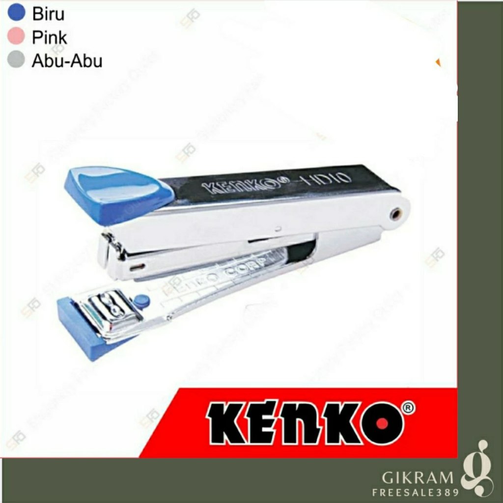 

Kenko Stapler HD - 10 / Mesin staples tangan HD 10 - Abu-abu