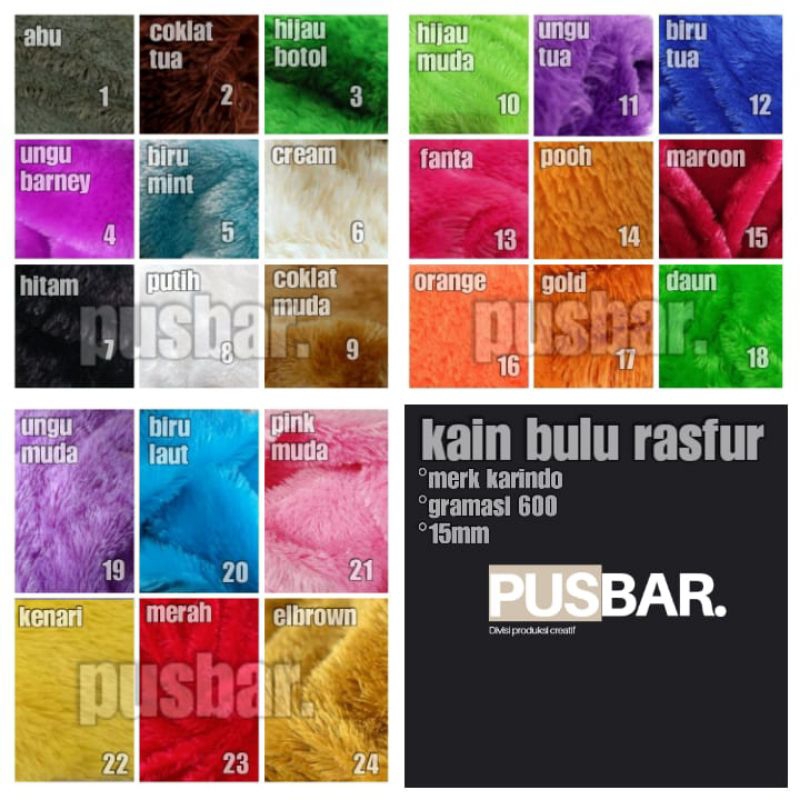 meteran kain rasfur karindo tebal grade A