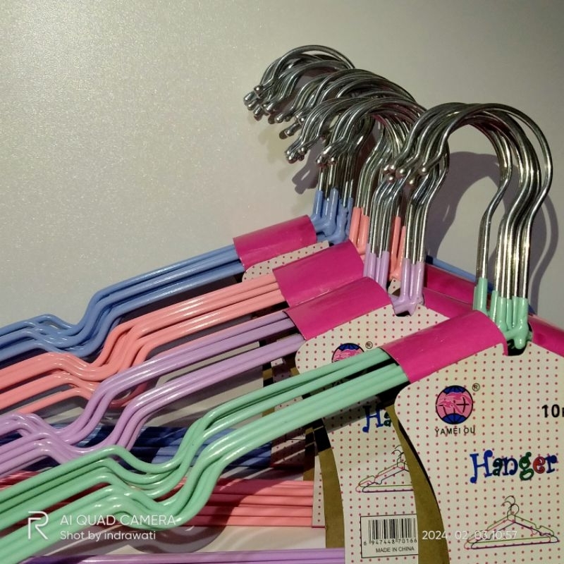 Hanger Baju Stainless Coating Karet Termurah dan Terlaris