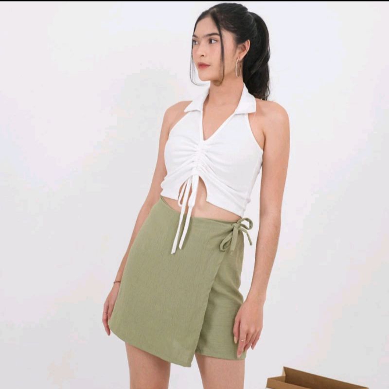 Rok celana crincle airflow pendek dewasa