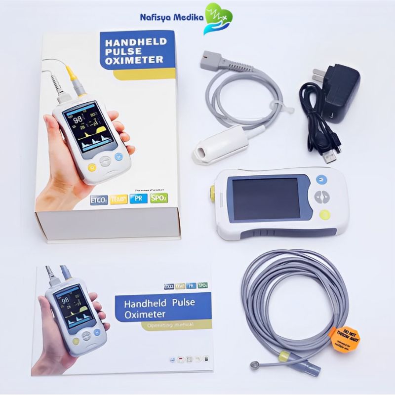 Handheld Pulse Oximeter Yonker Probe Bayi - Pulse Oximeter Alat Ukur Oksigen Sp02