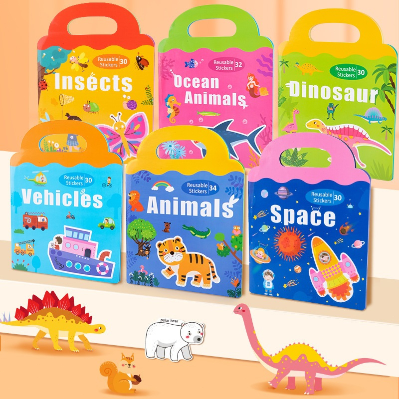 Inexpensive Waterproof Magnet Sticker Book Activity Children's Children's Materials Book