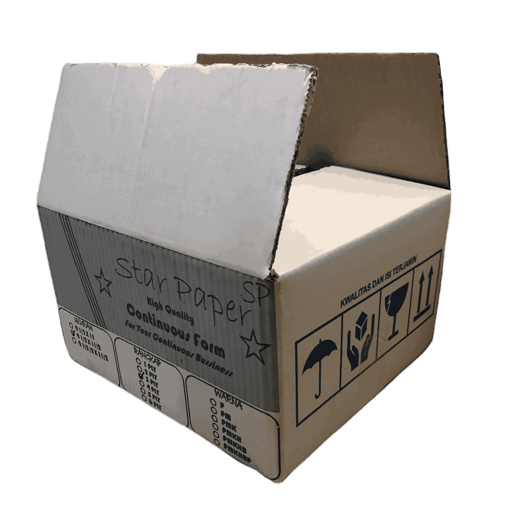 

CONTINUOUS FORM 9.5 X 11 4 PLY (ISI 400 SHEETS) STAR PAPER