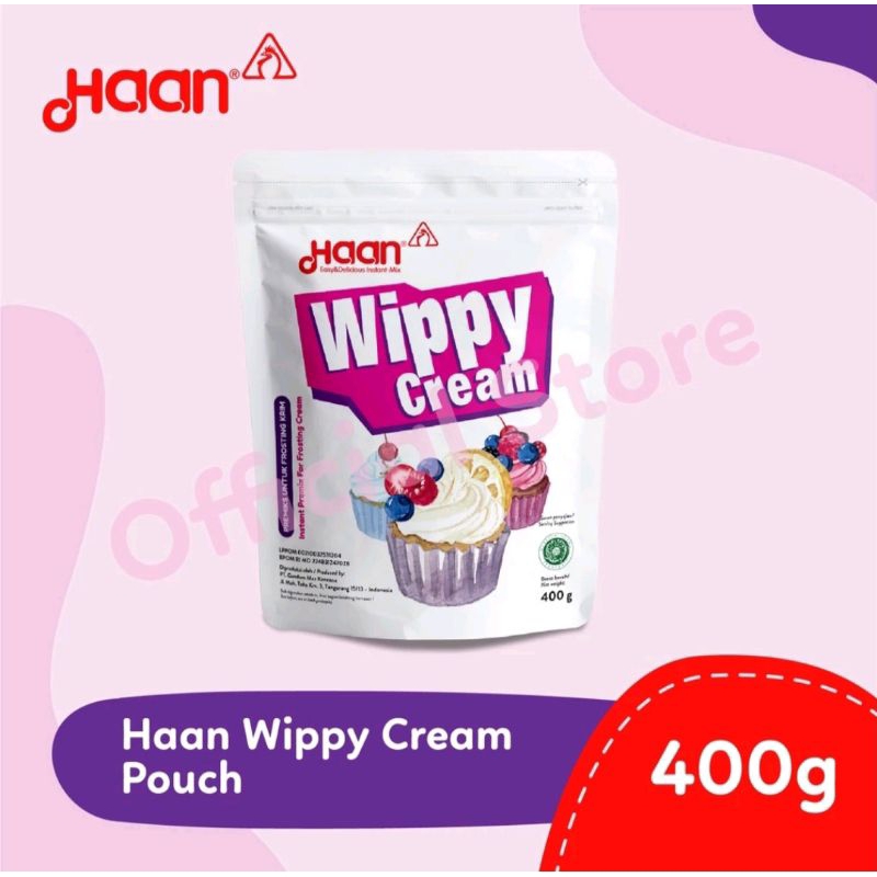 

Haan Wippy Cream 400gr/ Whip Cream Bubuk