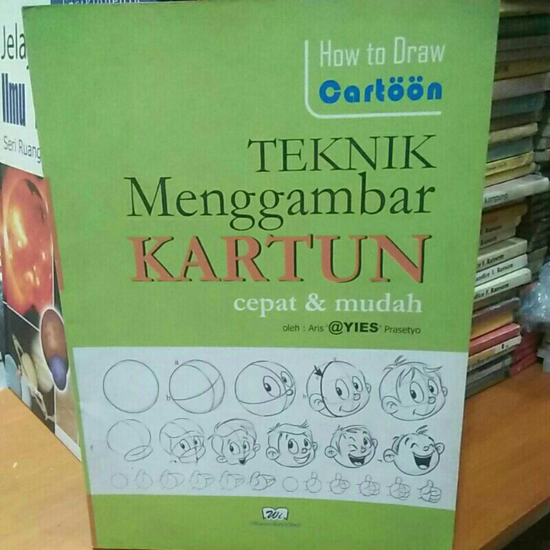 Buku Majalah TEKNIK menggambar KARTUN