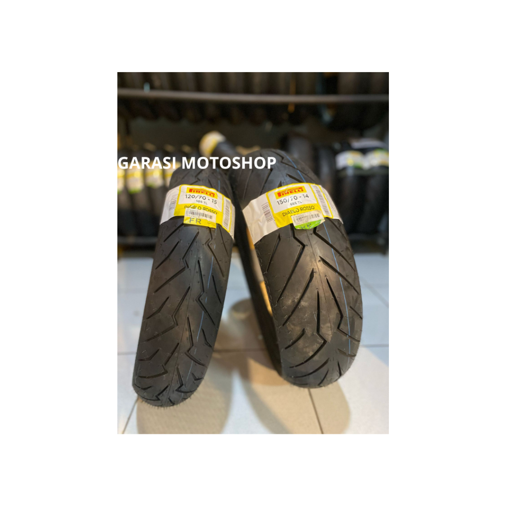 ban pirelli diablo rosso scooter yamaha xmax 250 depan belakang