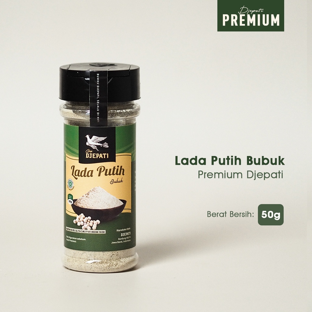 

Cap Djepati Lada Putih Bubuk Botol Premium 50 Gr