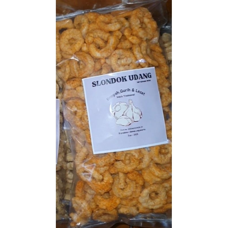 

slondok udang pedas uk kemasan plastik 1kg