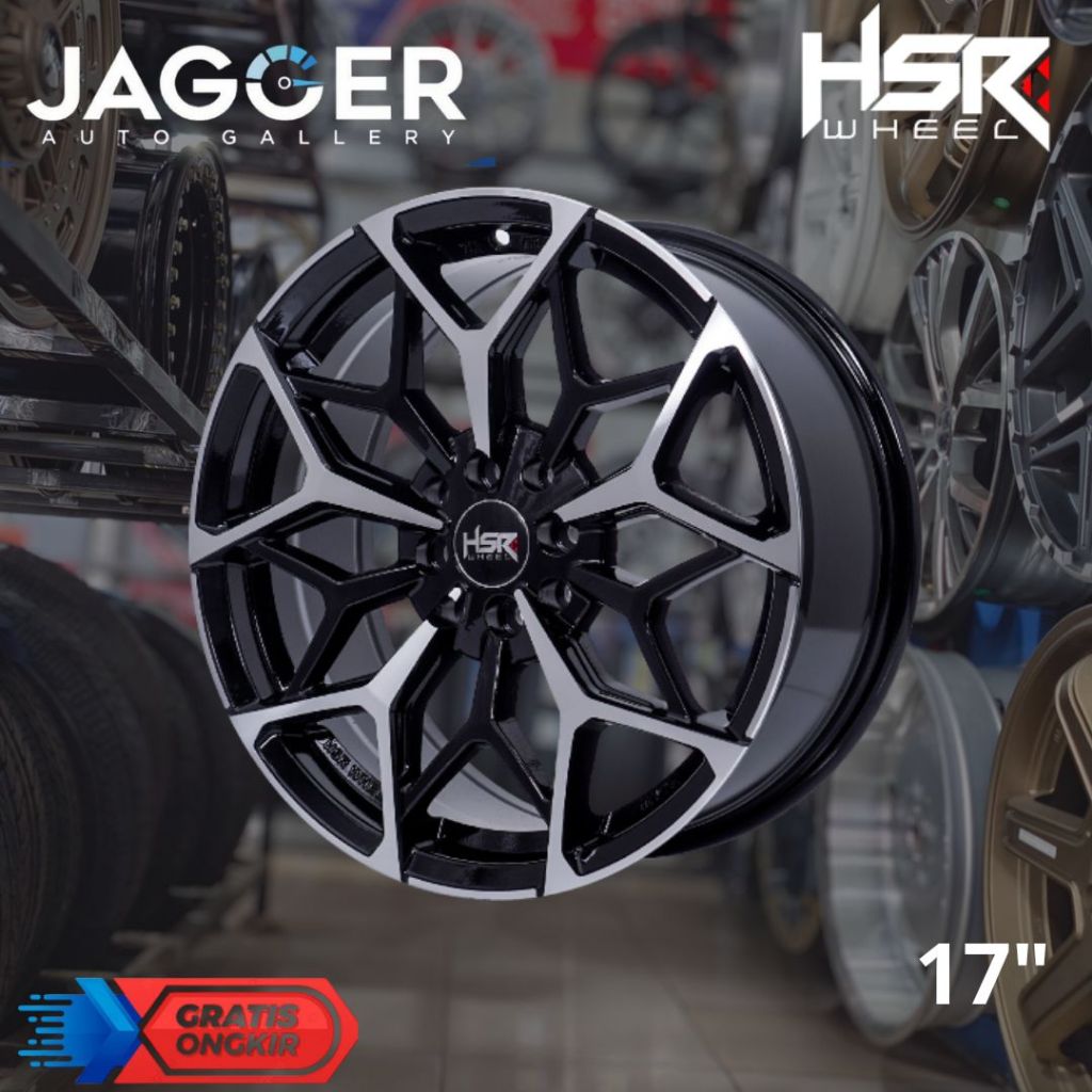 Velg Mobil Nissan March,Soluna,Vios,Mobilio Ring 17 Hsr Myth O1 R17