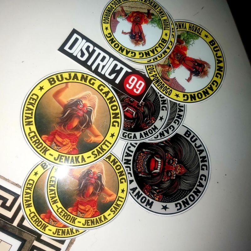 STICKER DECAL BUJANG GANONG (REOG PONOROGO )