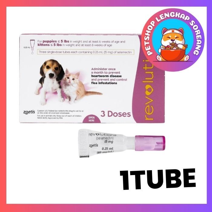 Revolution Puppy Kitten - Obat Tetes Kutu Anjing Kucing
