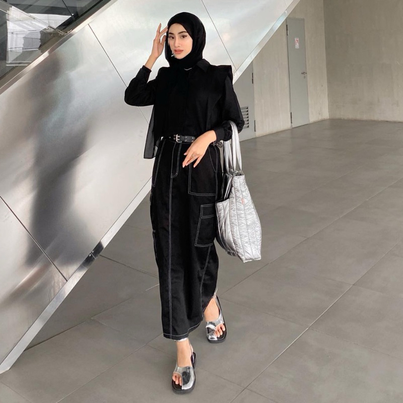 Cargo Skirt Wanita Mazie