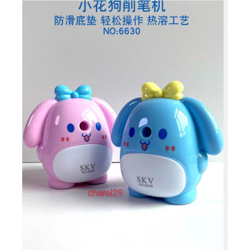 

Serutan putar meja Sanrio puppy dog/rautan pensil putar/sharpener pencil puppy dog/ongotan pensil