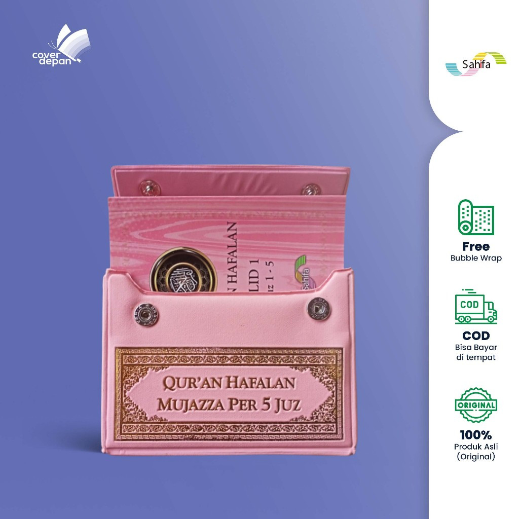 ALQURAN KECIL HAFALAN MUJAZZA KANCING PER 5 JUZ - SAHIFA
