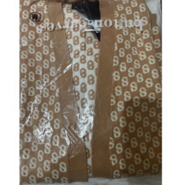 monogram sweater buttonscarves