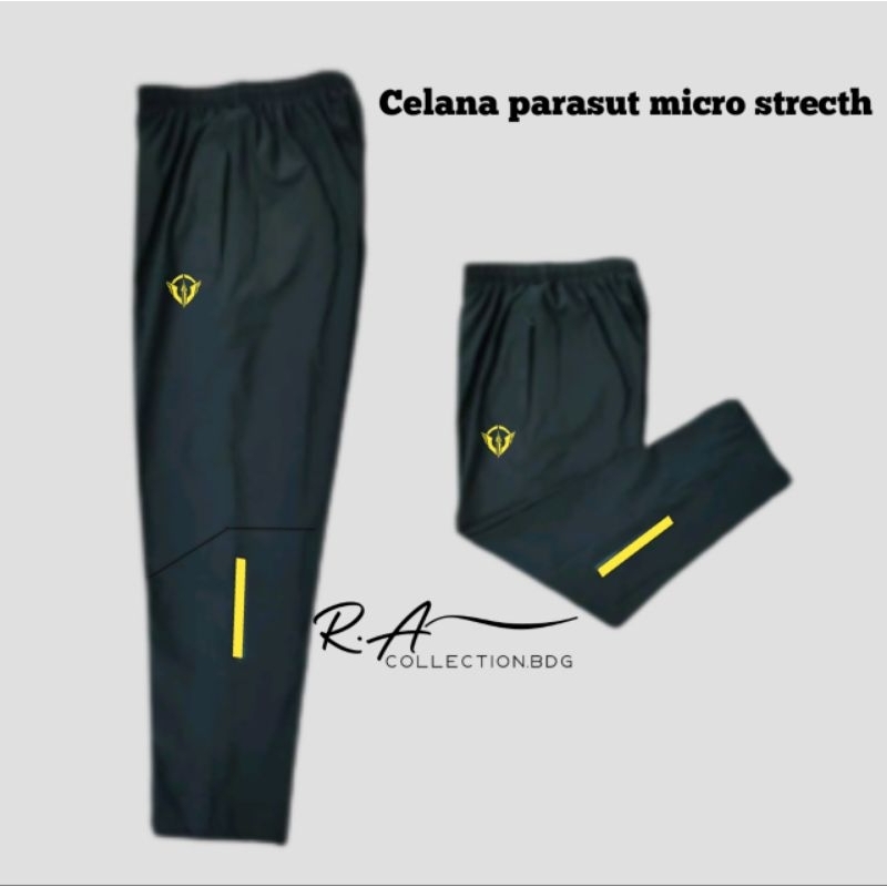 Celana Training panjang parasut micro strecth / Celana Panjang pria wanita / Celana panjang parasut 