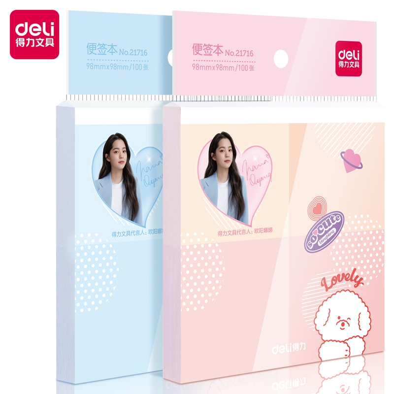 

Deli Kertas Memo Buku Reminder / Notepad 10 cm 100 Lembar Tearable 21716