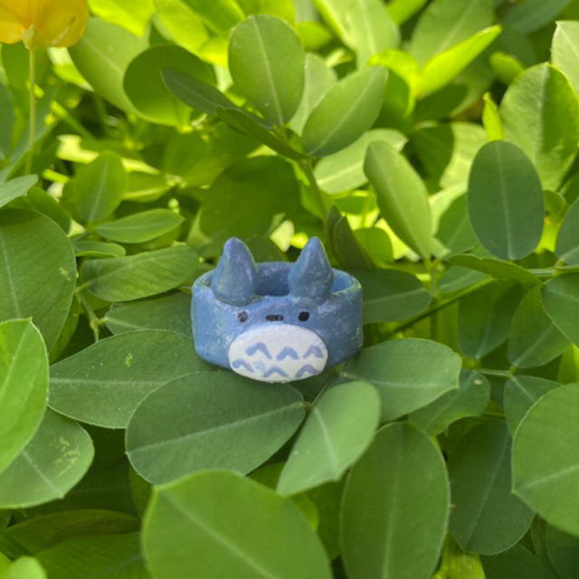 cincin ghibli | cincin totoro | cincin clay