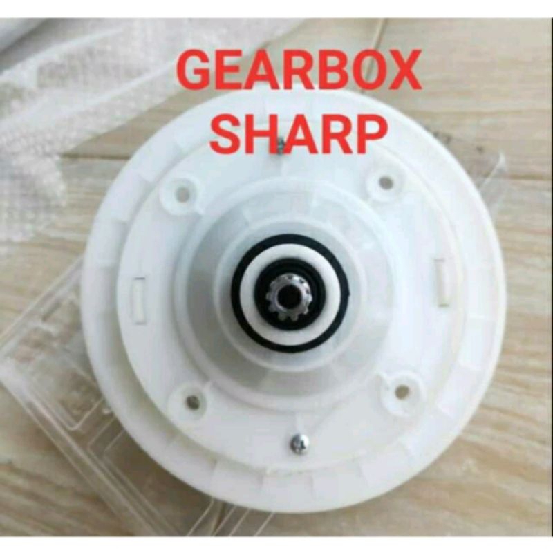 Gearbox mesin cuci Sharp 6 sampai 10 kg as gerigi