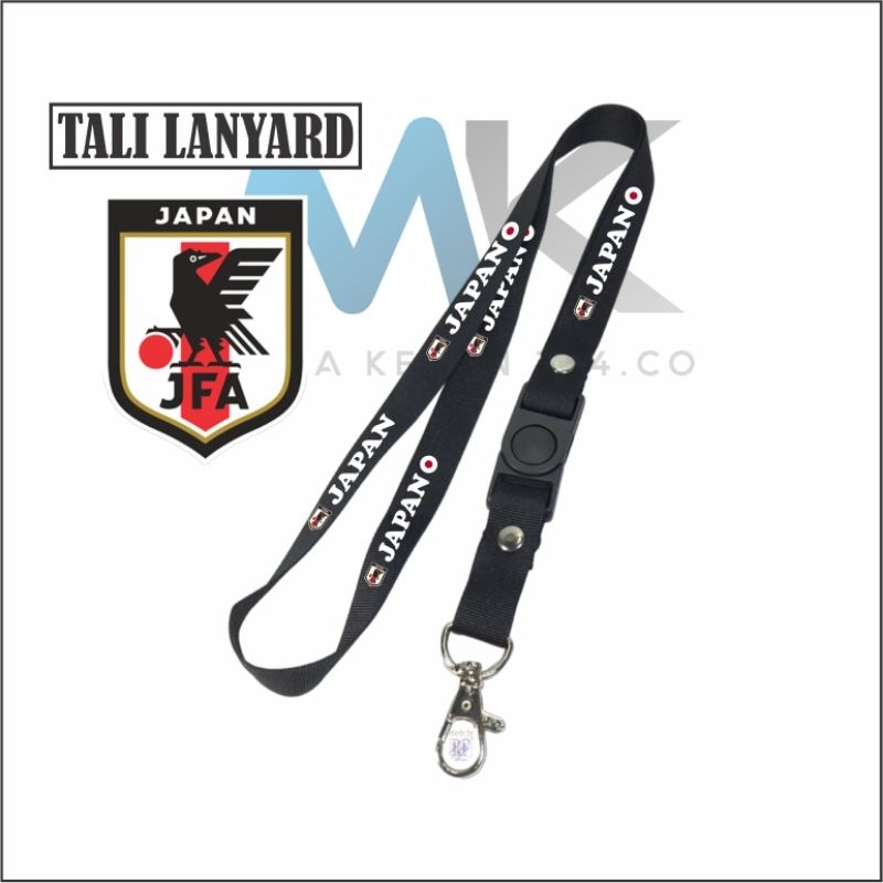 

TALI LANYARD JFA JAPAN LOGO JFA JAPAN- TALI ID CARD GANTUNGAN KUNCI GANTUNGAN FLASHDISK GANTUNGAN NAMETAG TALI LANYARD BEST SELLER COD