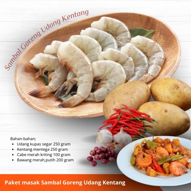 

Paket masak sambal goreng udang kentang juara 01