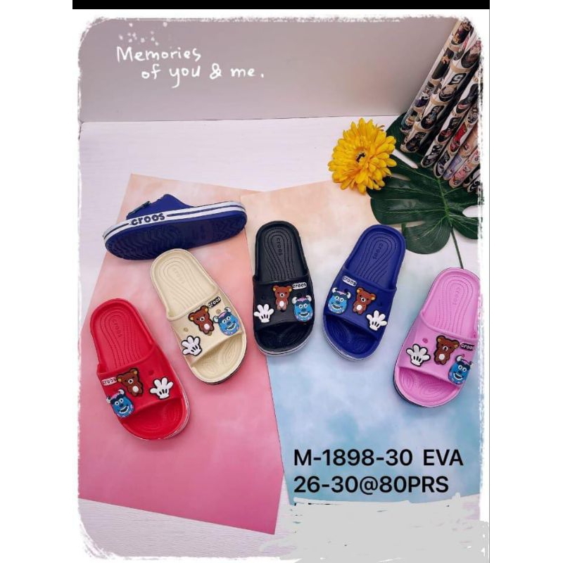 sendal crocs/sendal anak/crocs anak/sendal slop anak