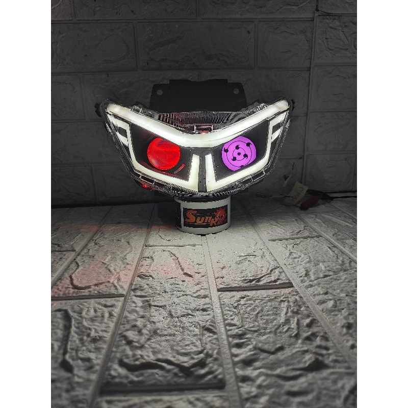 PAKET BILED BEAT DELUXE LAMPU SARINGAN PUTAR LAZY ALIS BEAT LED 2020 2021 2022 2023