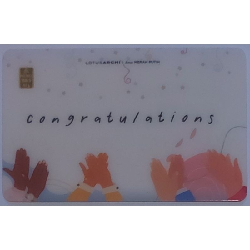 Logam Mulia Lotus Archi 0.1 Gram Congratulations