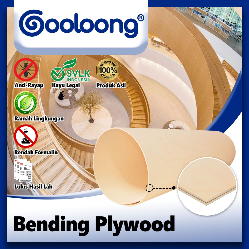 Gooloong® - Bending Plywood 122cmx244cm