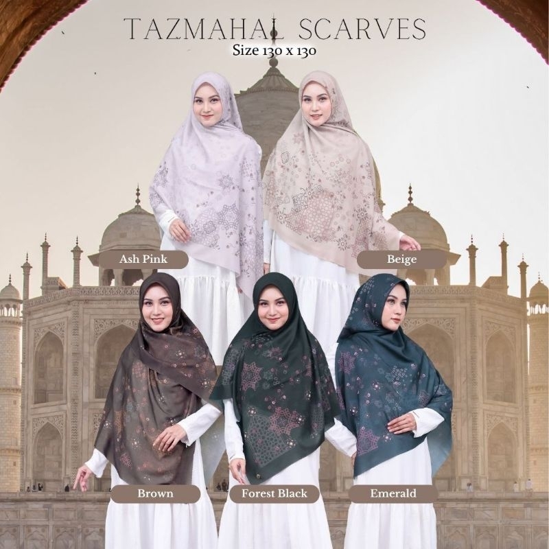HIJAB SEGIEMPAT TAZMAHAL SCARVES ORIGINAL WNJ