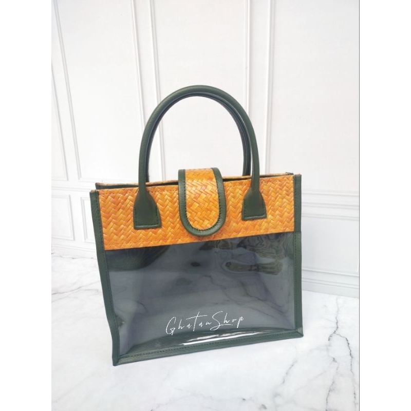 TAS HAMPERS IDUL FITRI | TAS MIKA ANYAM PANDAN