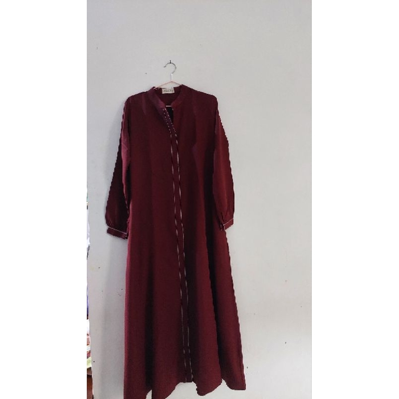 Atelier Angelina Mailyn Dress Maroon size M Prelove PL